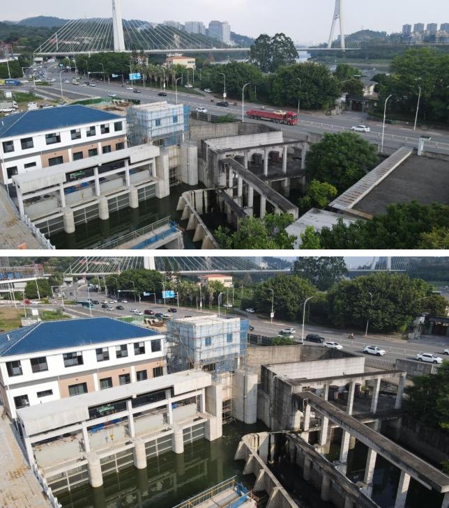 中交路建溫泉產(chǎn)業(yè)園項目十六浦排澇站一期工程施工完成